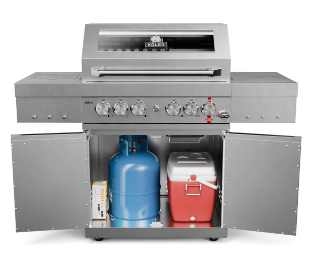 KOLER Grill ogrodowy S3 TITAN srebrny - 1532907 - zdjęcie 6